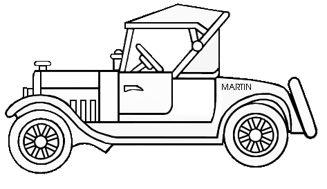 Model t ford clipart.