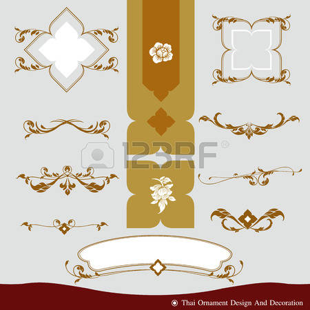 1,070 Siam Style Stock Vector Illustration And Royalty Free Siam.