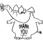 Thank You Clip Art Black And White.