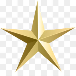 Gold Star PNG.