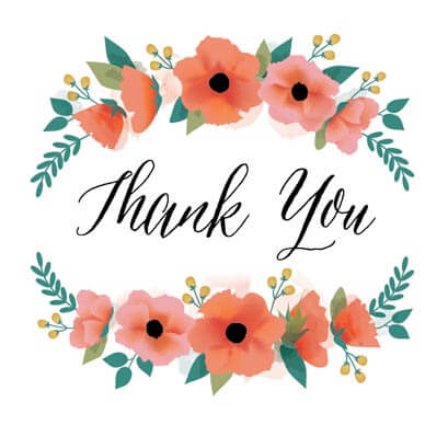 thank you in flowers clipart 10 free Cliparts | Download images on ...