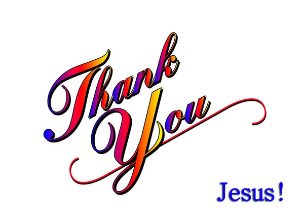 Thank you free thank you jesus clipart 2.