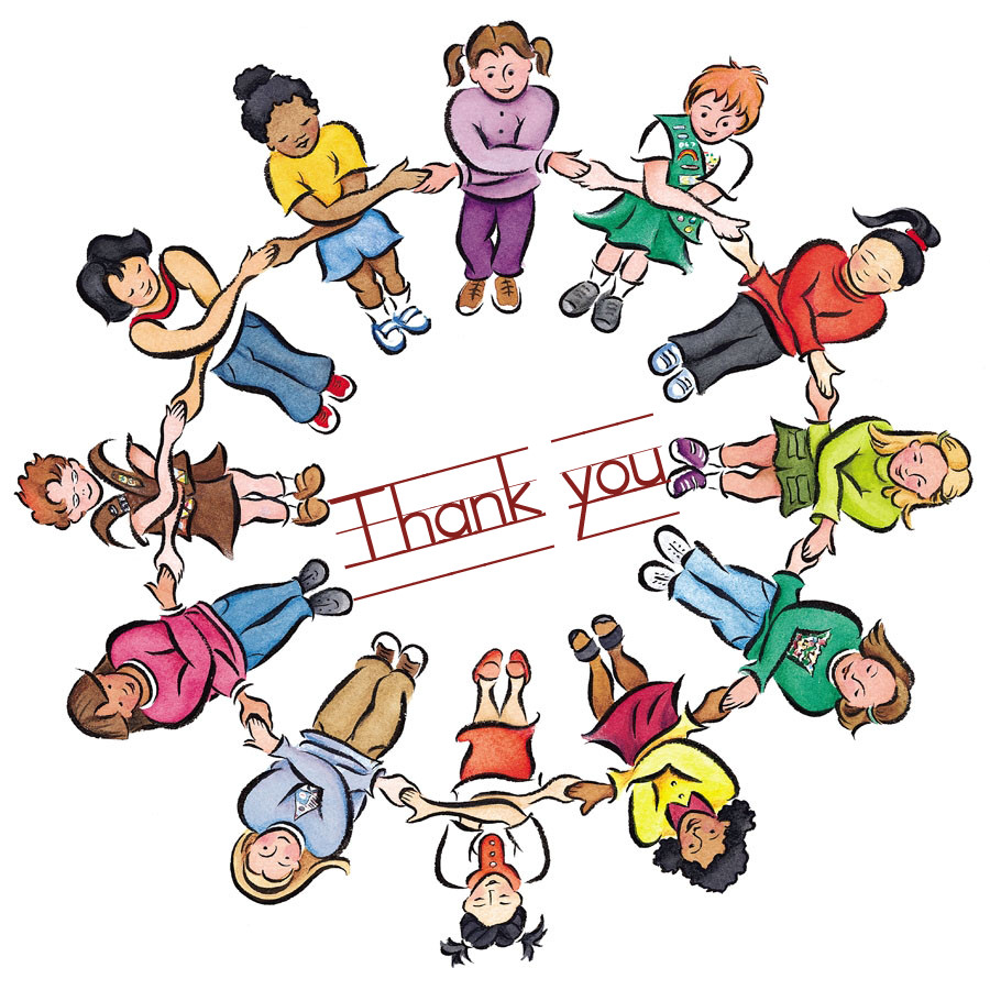 kids thank you graphic