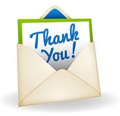 Thank you note clipart 8 » Clipart Station.