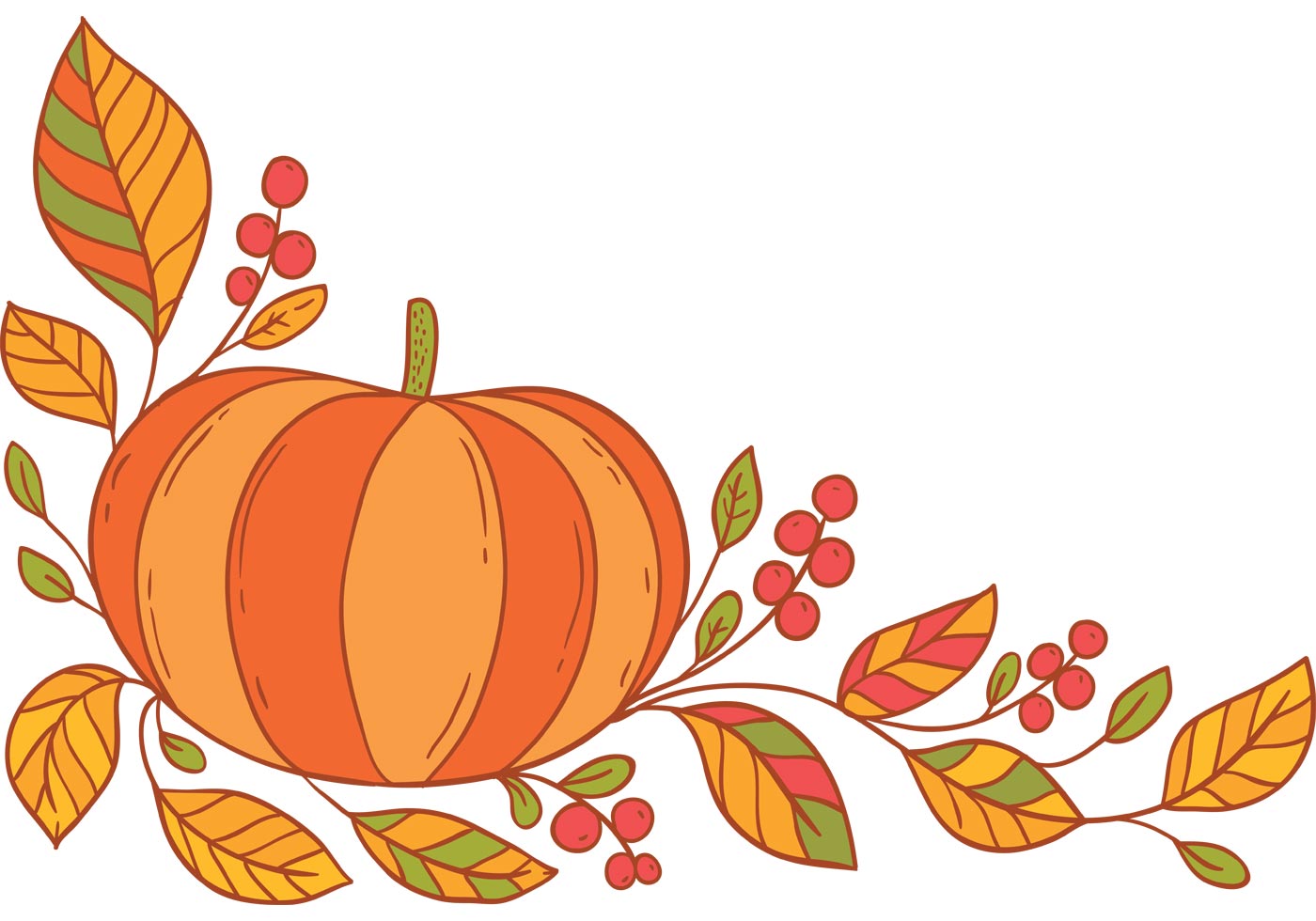 Thanksgiving border clipart free 4 » Clipart Station.