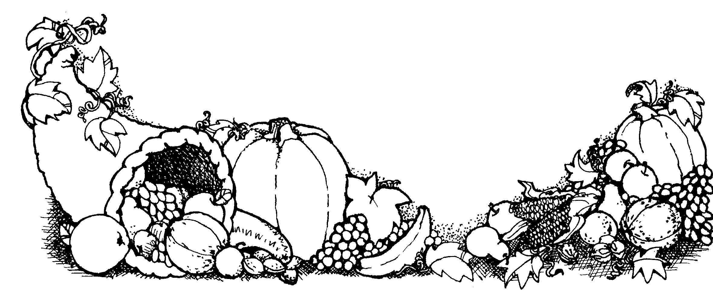 Thanksgiving black and white free thanksgiving clipart clip art 3.