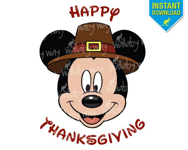 Best Mickey Mouse Thanksgiving Clipart #22500.