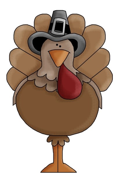 Thanksgiving turkey cartoon clipart.