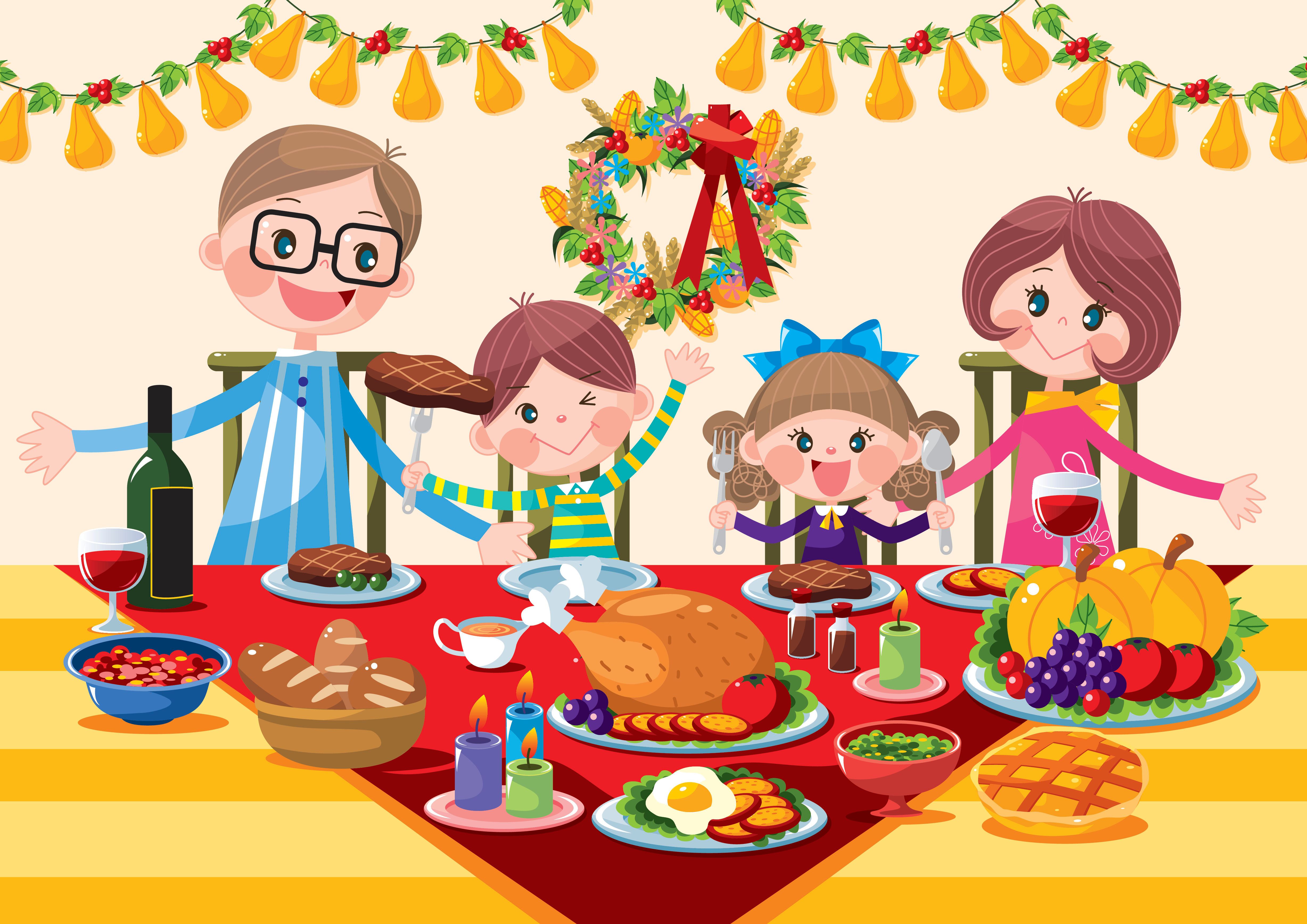 Thanksgiving Feast Clipart For Children 10 Free Cliparts Download 