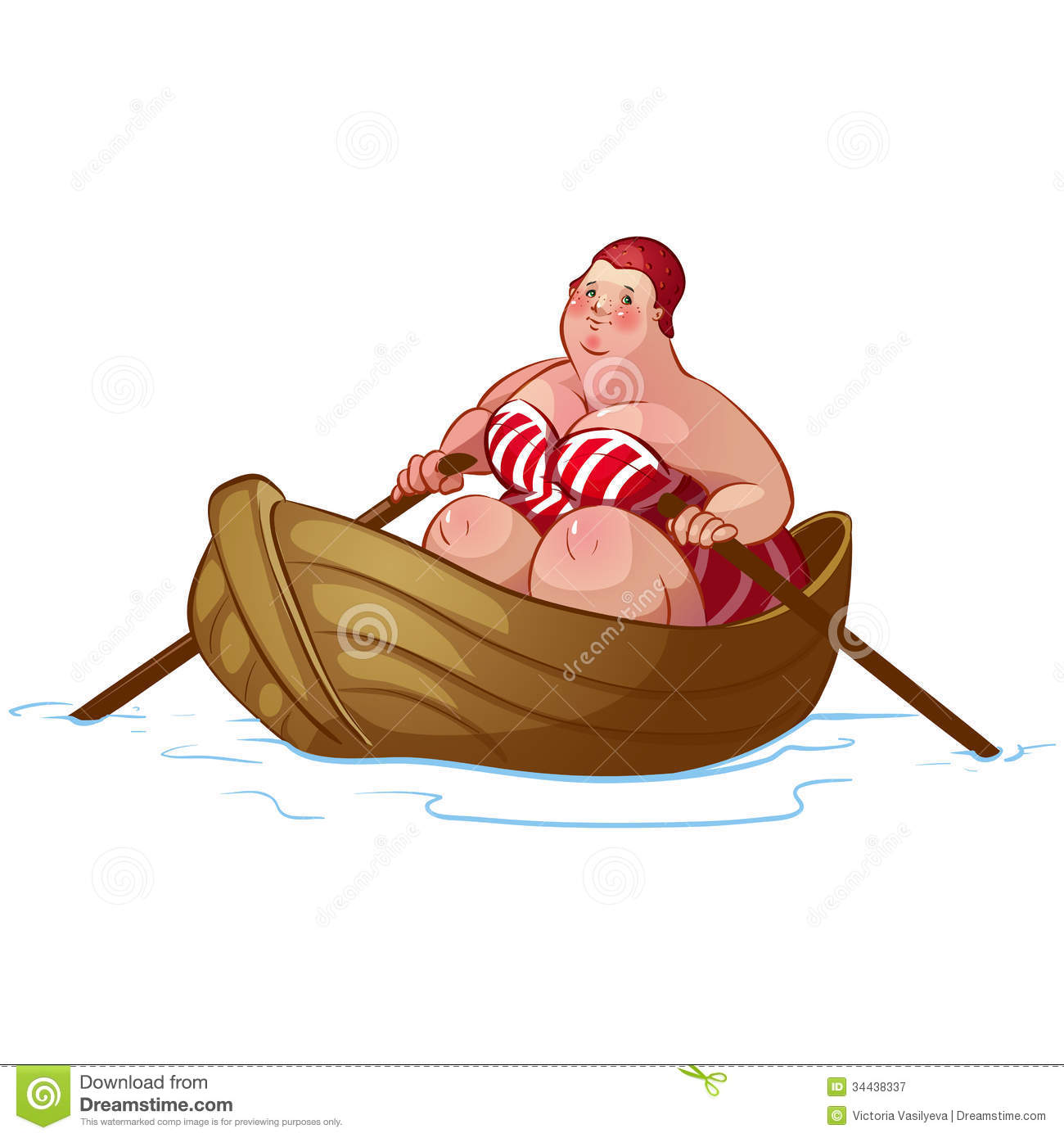 Fat Woman Bikini Cartoon Stock Photos, Images, & Pictures.