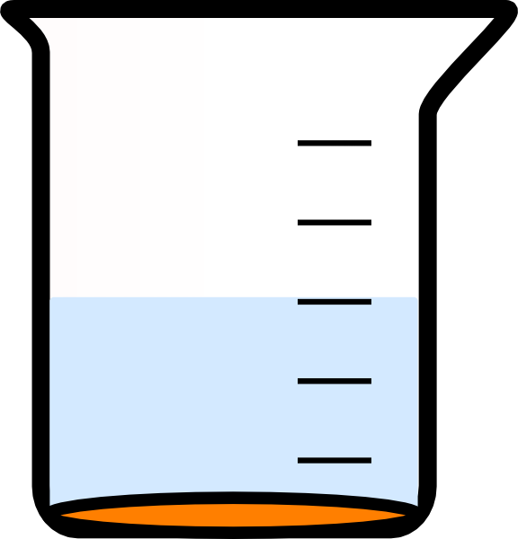 Beaker With Painted Bottom And Water Clip Art at Clker.com.