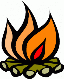 Campfire Clipart Background.