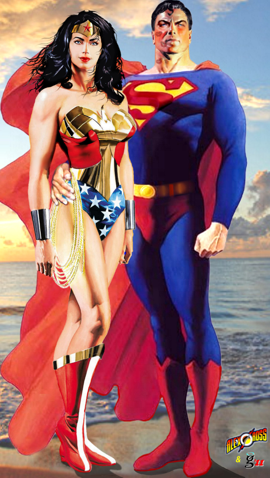 Alex Ross Superman Clipart.