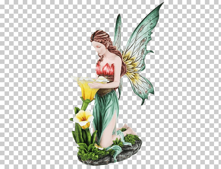 Figurine Fairy Statue Bronze sculpture Vase, the fairy.