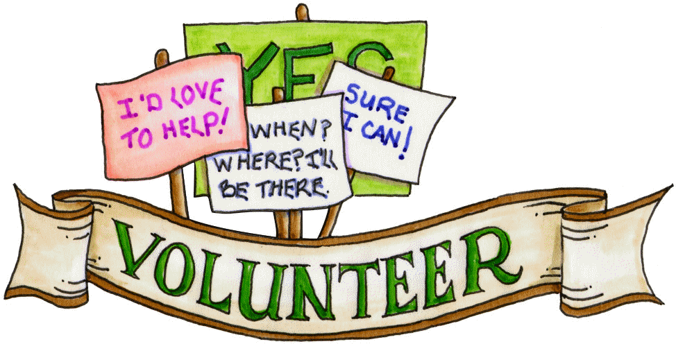 Volunteering in the community clipart.