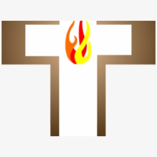 Cross And Flame , Transparent Cartoon, Free Cliparts.