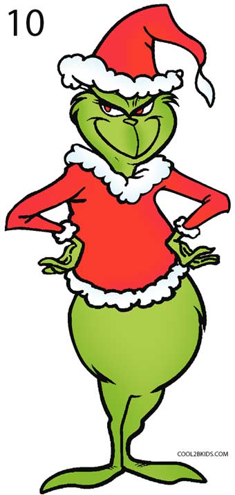 Full Body Grinch Clipart.