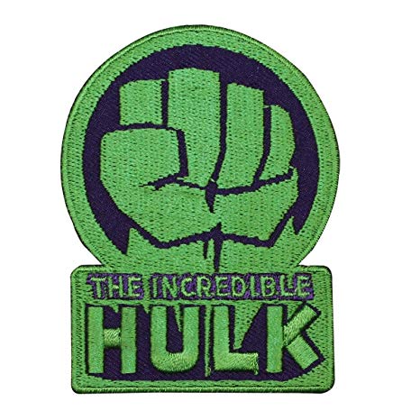 Amazon.com: Marvel Superhero The Incredible Hulk Logo IronOn.