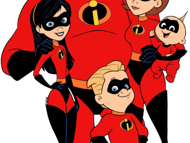 The Incredibles Clipart Family.