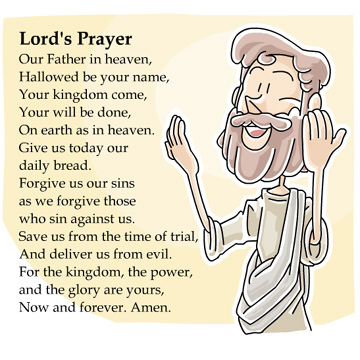 Lord\'s Prayer Clipart.
