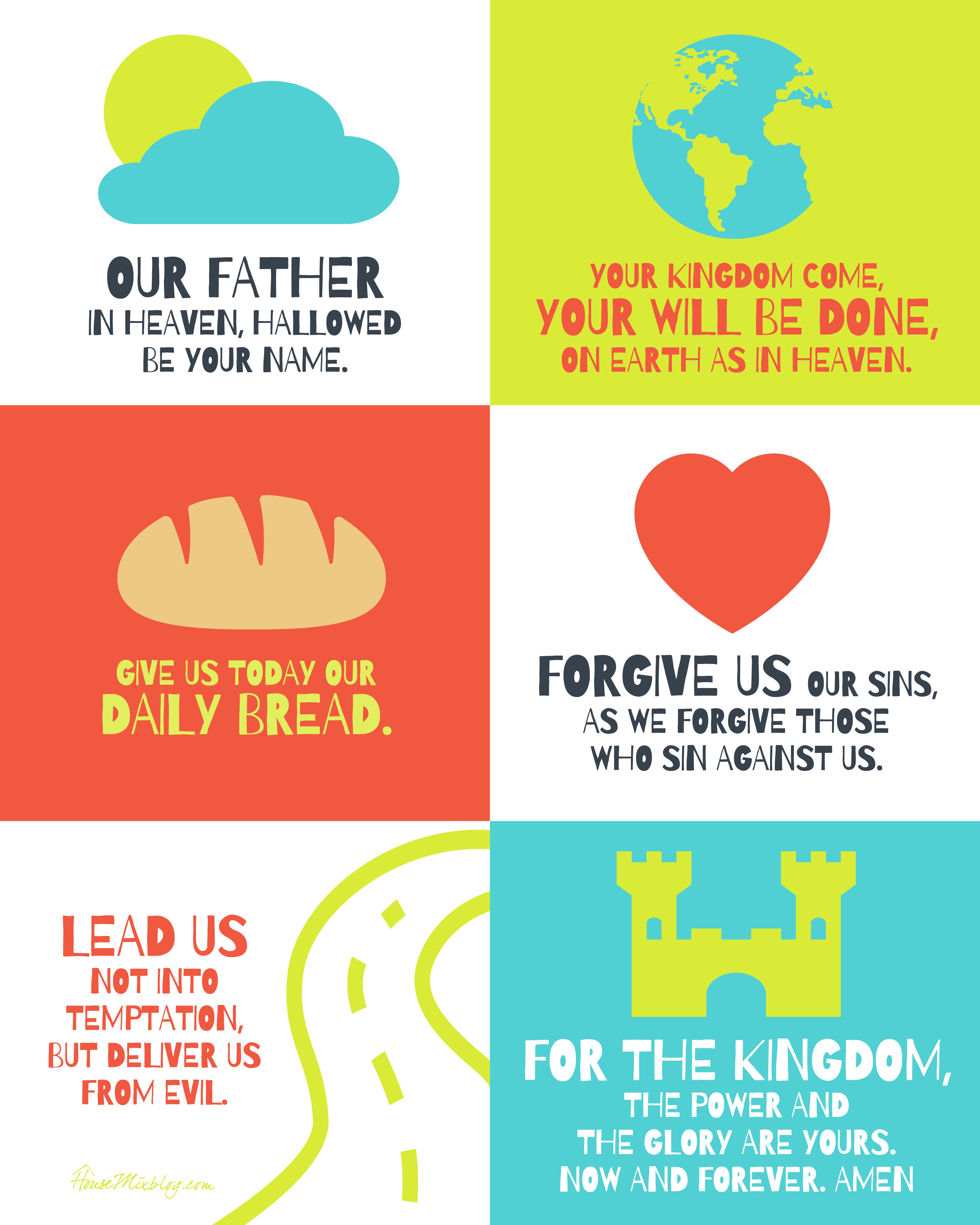 The Lord\'s Prayer Clipart.