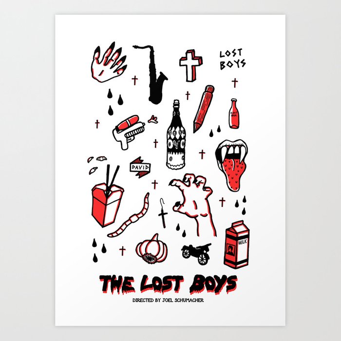 The Lost Boys Art Print by maxhalton.