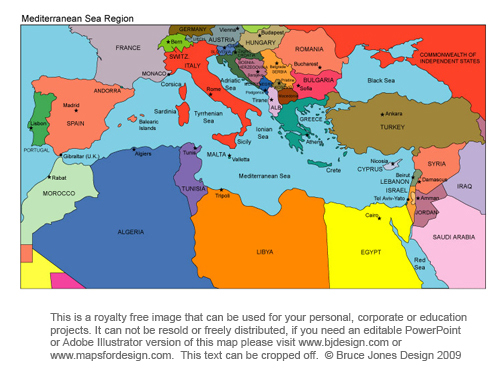 Map of bible israel clipart.