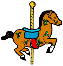 Merry Go Round Horse Clipart.