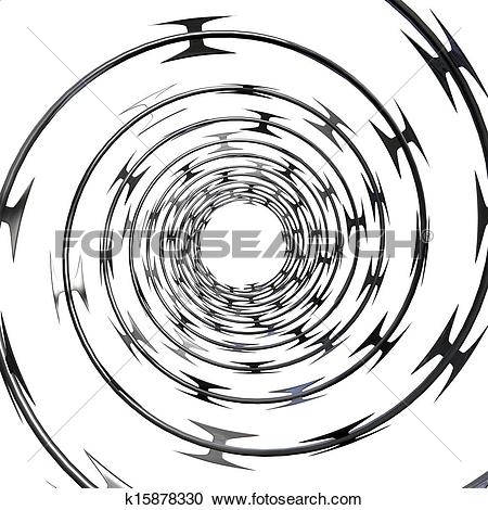 Stock Illustrations of Razor Wire Middle k15878330.