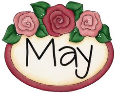 Month Of May Clipart.