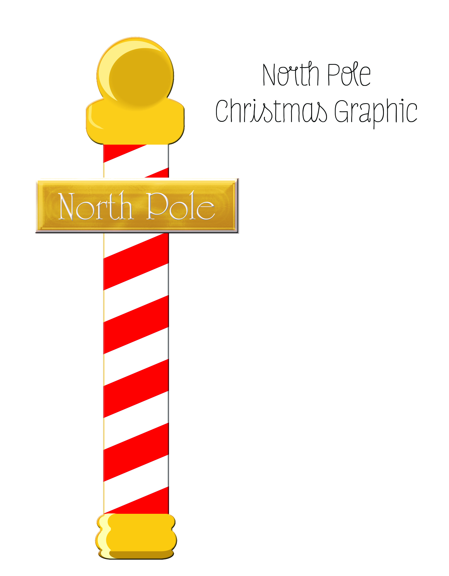 North Pole Clip Art.