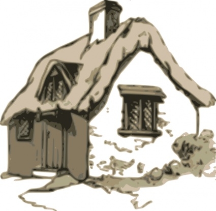 Old House Clipart.