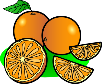 Oranges clip art.