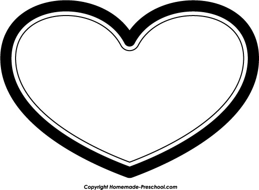 Heart Outline Clipart & Heart Outline Clip Art Images.