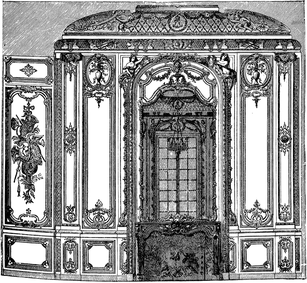 Saloon in the Palace of Versailles.