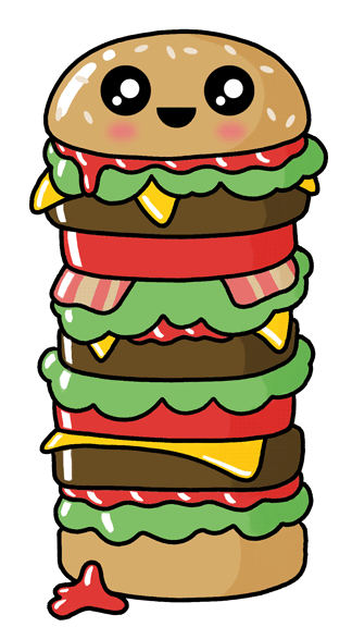 Animated clipart burger, Animated burger Transparent FREE.