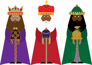 The Three Kings Gifts To Jesus Clipart.