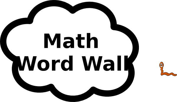 Math Word Wall Clip Art at Clker.com.