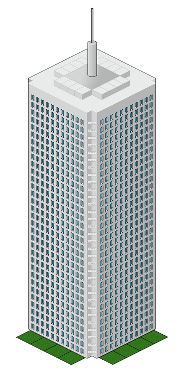 World trade towers clipart.