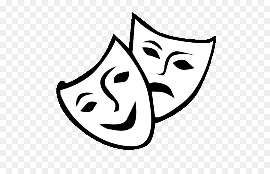 Download Free png Theatre Drama Mask Comedy Clip art mask.
