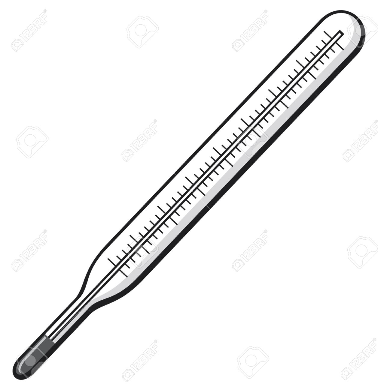 How To Draw A Clinical Thermometer How to draw the thermometer simply