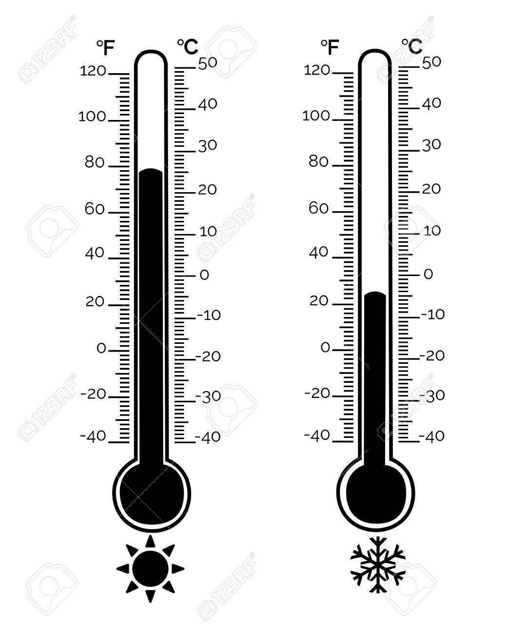 Thermometer Clipart Black And White (94+ images in.