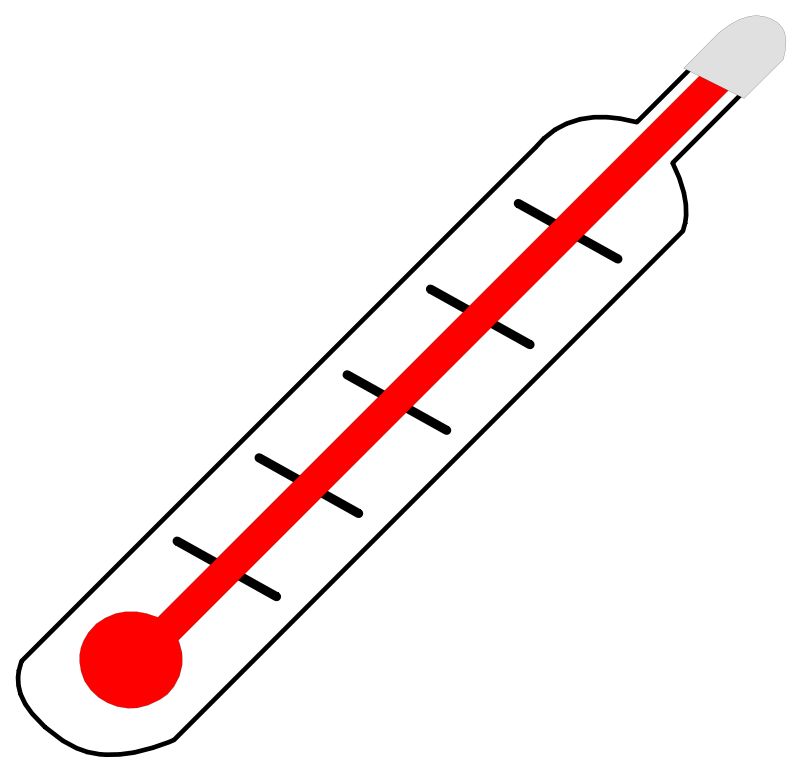 Free Clipart: Thermometer Hot.