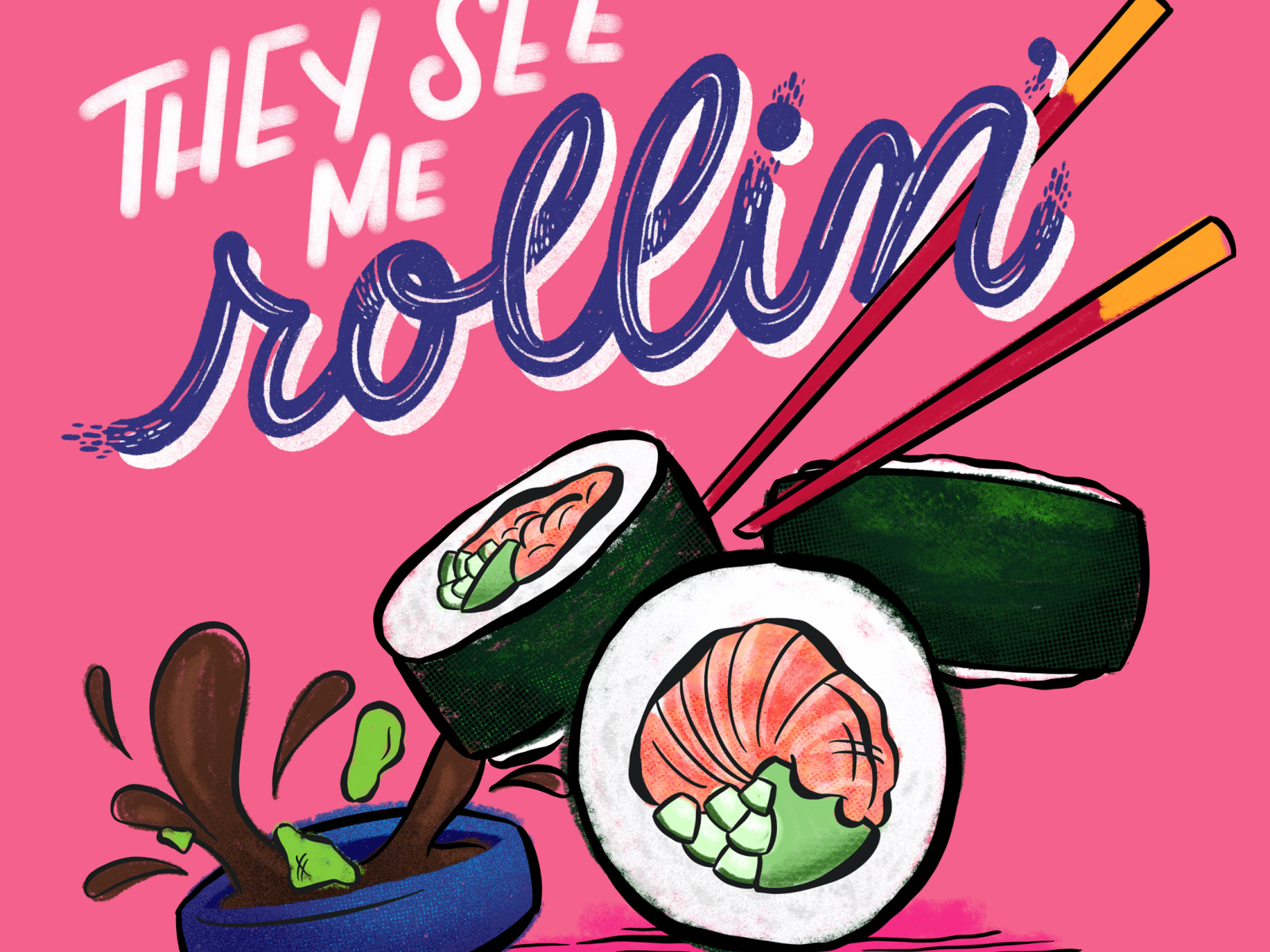 They See Me Rollin by Laura Kaucher on Dribbble.