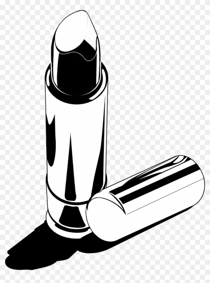 Lipstick Black And White Clipart Thin Line Between Love And.