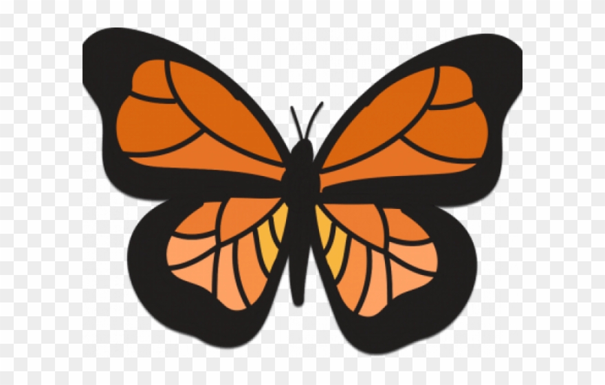 Monarch Butterfly Clipart Orange Free Clip Art Stock.