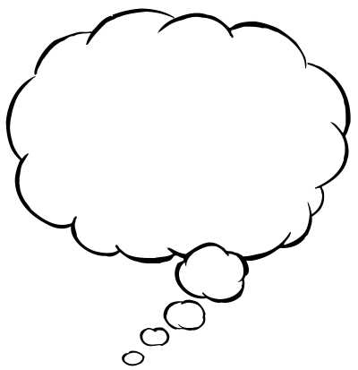 Download THOUGHT BUBBLE Free PNG transparent image and clipart.