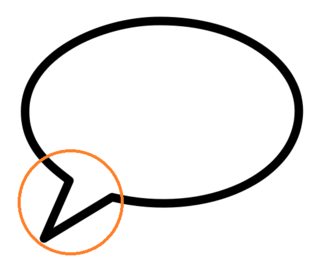 What is the Pointy Part of a Speech Bubble Called?.