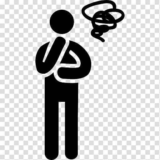 Computer Icons Person , thinking man transparent background.