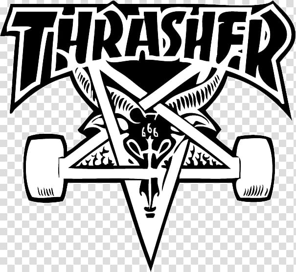 Thrasher transparent background PNG cliparts free download.